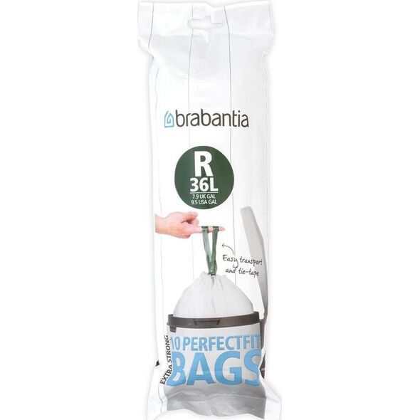 Brabantia Worki na śmieci rozmiar R 36l 10 sztuk 115622
