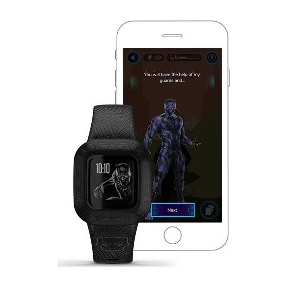 Smartband Garmin Vivofit Junior 3 Marvel Black Panther Czarny