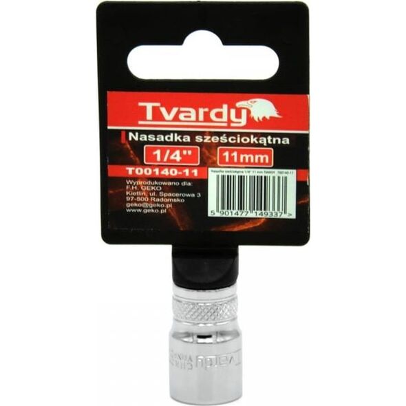 Geko NASADKA SZEŚCIOKĄTNA 1/4" 11 MM TVARDY (10/100) T00140-11 GEKO