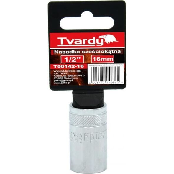 Geko NASADKA SZEŚCIOKĄTNA 1/2" 16 MM TVARDY (10/100) T00142-16 GEKO