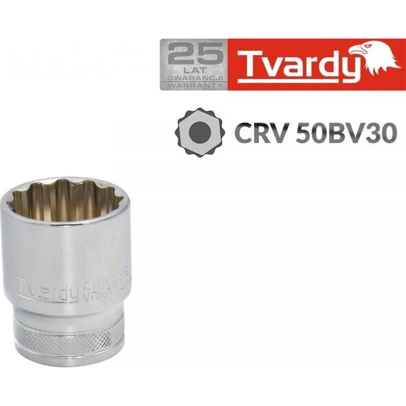 Geko NASADKA DWUNASTOKĄTNA 1/2" 23 MM TVARDY (10/100) T00143-23 GEKO