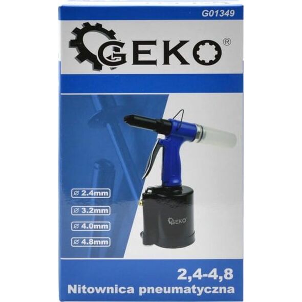 Geko NITOWNICA PNEUMATYCZNA 2.4-4.8MM (10) G01349 GEKO