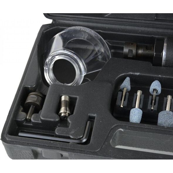 Geko SZLIFIERKA PNEUMATYCZNA TRZPIENIOWA 75MM Z AKCESORIAMI(10) G03142 GEKO