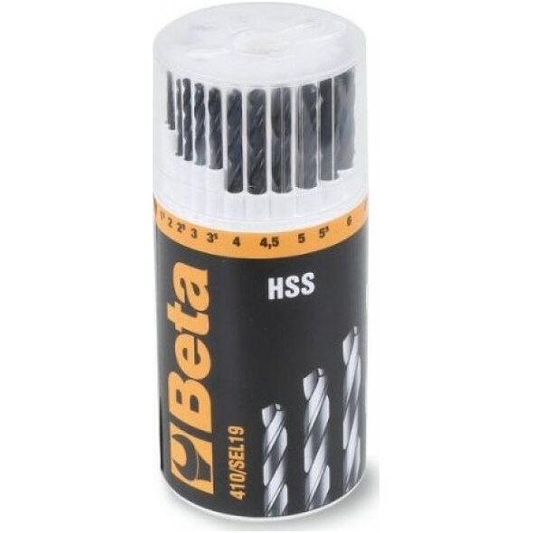 Wiertło Beta Tools KPL.WIERTEŁ 1-10X0,5MM 19 SZTUK 410/SEL19 BETA UTENSILI S.P.A.