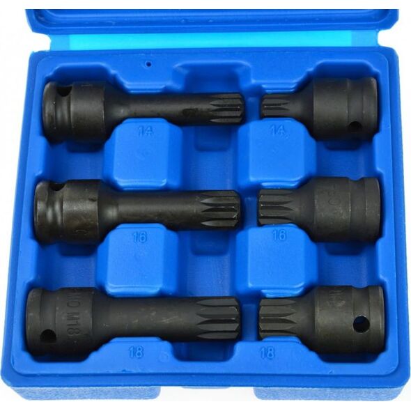 Geko KLUCZE UDAROWE 1/2 SPLINE M14-M18 PIASTA VW (20) G10515 GEKO