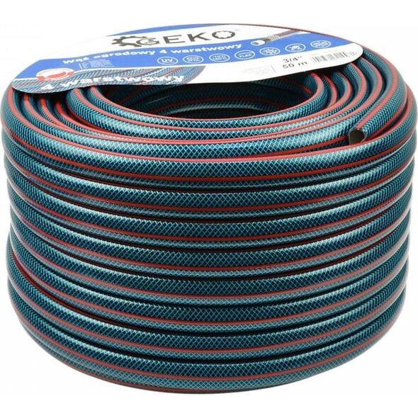 Geko WĄŻ OGRODOWY 4 WARSTWOWY 3/4" 50M GEKO NEW (48) G73788 GEKO