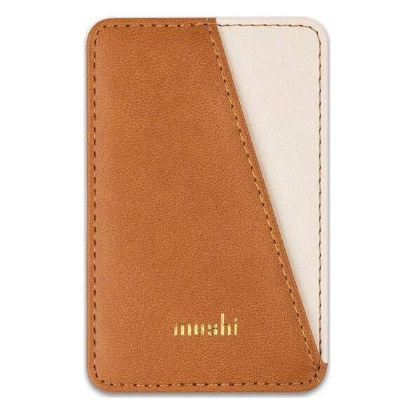 Moshi Moshi Slim Wallet - Portfel magnetyczny (System SnapTo) (Caramel Brown)