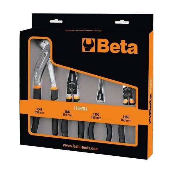 Beta Tools ZESTAW SZCZYPIEC 4 SZT.ACT 1169/D4 BETA UTENSILI S.P.A.