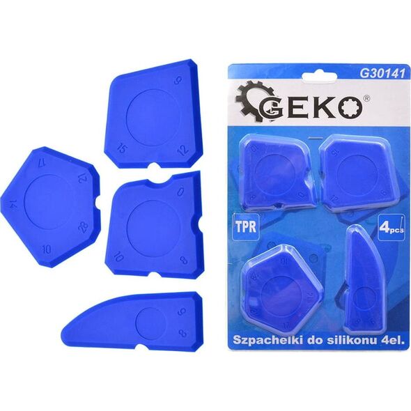 Geko SZPACHELKI DO SILIKONU 4EL. (100) G30141 GEKO