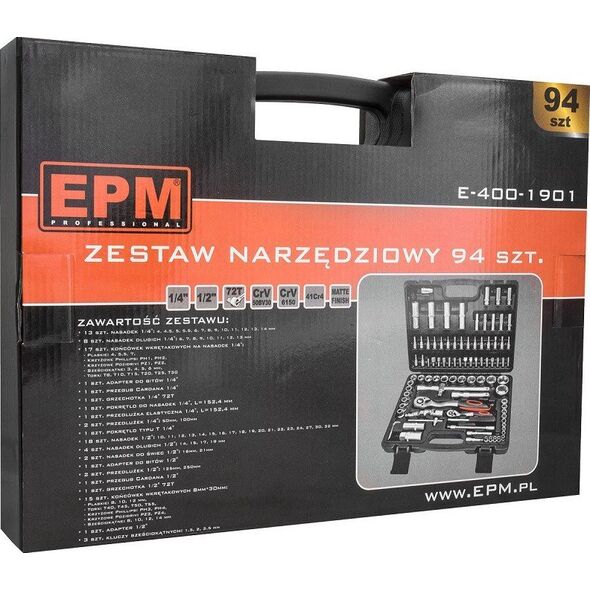 Zestaw narzędzi EPM 94 el. (E-400-1901)