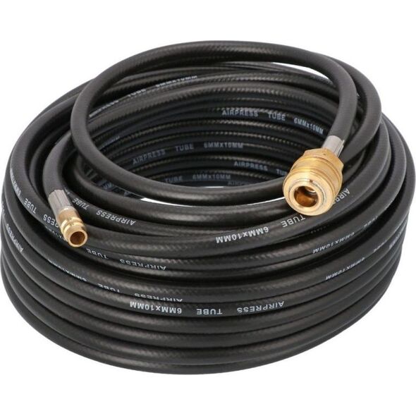Airpress WĄŻ PNEUMATYCZNY GUMOWY 10*6MM 20M OKUTY