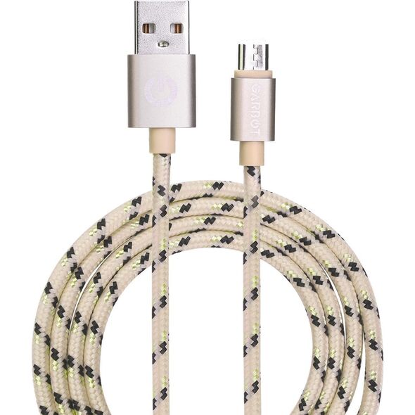 Kabel USB Garbot USB-A - microUSB 1 m Złoty (JAB-6824157)