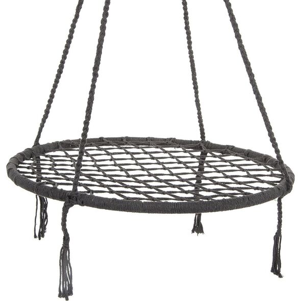 Huśtawka Royokamp  Hamak ażurowy 80cm szary