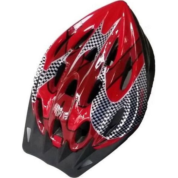 Kask rowerowy regulowany SPARTAN MTB Czerwony r. S