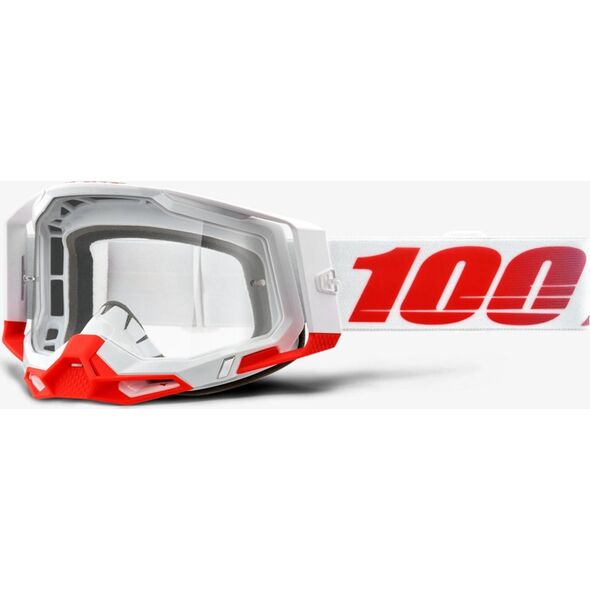 100% Gogle 100% RACECRAFT 2 ST-KITH (Szyba Przezroczysta Anti-Fog, LT 88%-92% + 10 Zrywek) (NEW)