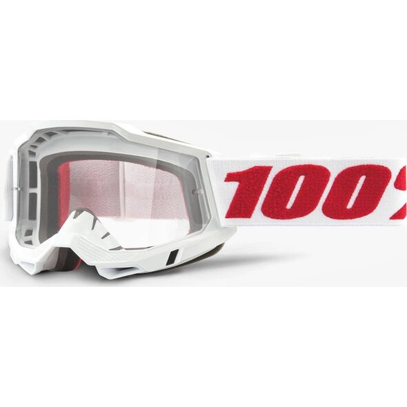 100% Gogle 100% ACCURI 2 DENVER (Szyba Przezroczysta Anti-Fog, LT 88%-92%) (NEW)