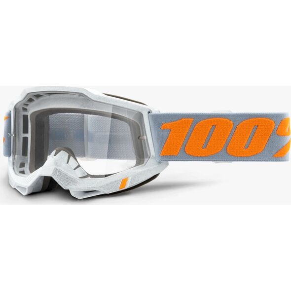 100% Gogle 100% ACCURI 2 SPEEDCO (Szyba Przezroczysta Anti-Fog, LT 88%-92%) (NEW)