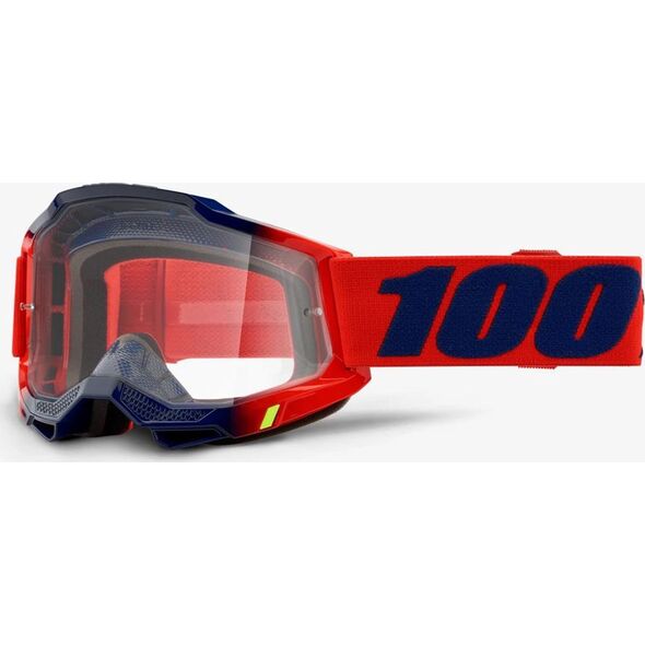 100% Gogle 100% ACCURI 2 KEARNY (Szyba Przezroczysta Anti-Fog, LT 88%-92%) (NEW)