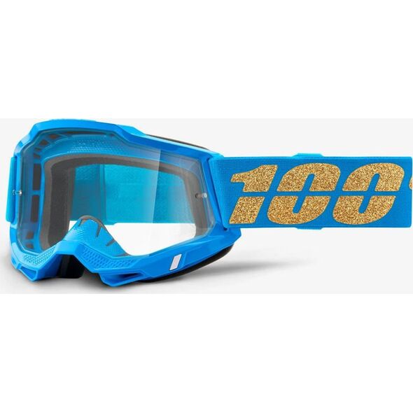 100% Gogle 100% ACCURI 2 WATERLOO (Szyba Przezroczysta Anti-Fog, LT 88%-92%) (NEW)