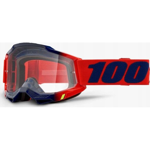 100% Gogle 100% ACCURI 2 WATERLOO (Szyba Przezroczysta Anti-Fog, LT 88%-92%) (NEW)