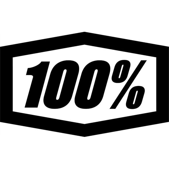100% Gogle 100% RACECRAFT 2 YELLOW (Szyba Przezroczysta Anti-Fog, LT 88%-92% + 10 Zrywek) (NEW)