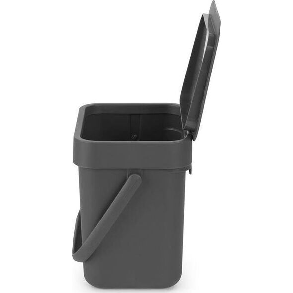 Kosz na śmieci Brabantia do segregacji 3L szary (209888)