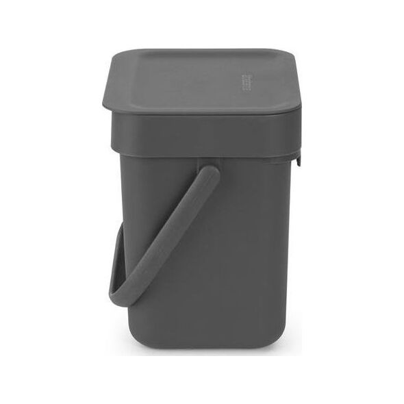 Kosz na śmieci Brabantia do segregacji 3L szary (209888)