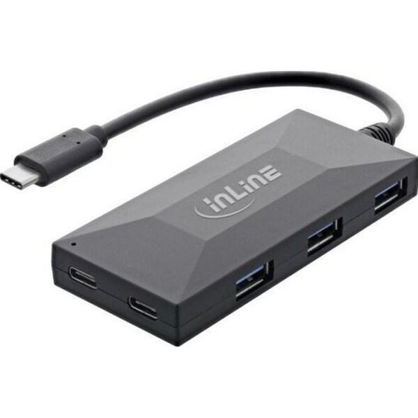 HUB USB InLine 2x USB-C  + 3x USB-A 3.2 Gen1 (35398)