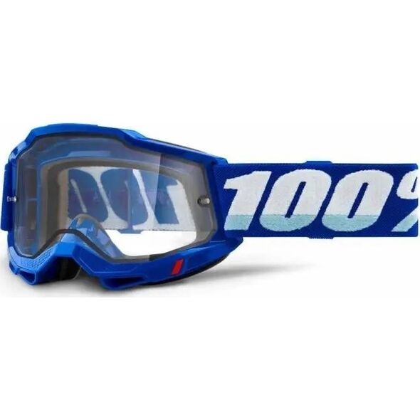 100% Gogle 100% ACCURI 2 ENDURO MOTO BLUE (Szyba Przezroczysta Podwójna) (NEW)