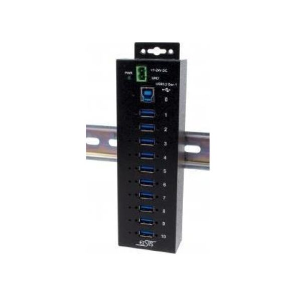 HUB USB Exsys USB 3.2 HUB 10-Port