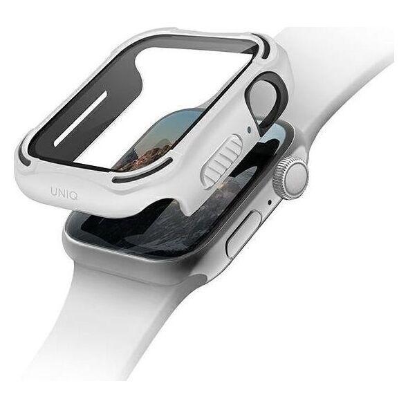 Uniq UNIQ etui Torres Apple Watch Series 4/5/6/SE 40mm. biały/dove white