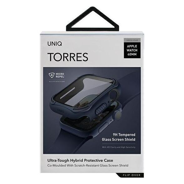 Uniq UNIQ etui Torres Apple Watch Series 4/5/6/SE 40mm. niebieski/nautical blue