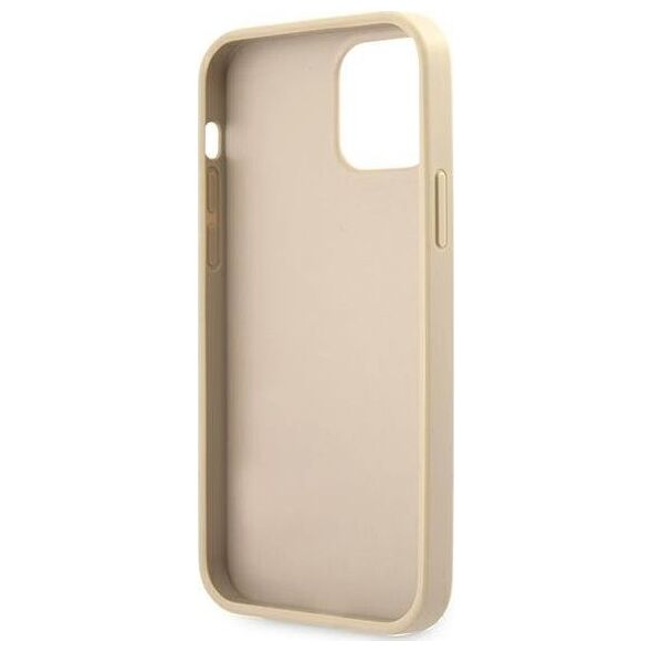 Guess Guess GUHCP12LRSAVSLG iPhone 12 Pro Max 6,7" złoty/gold hardcase Saffiano Vintage Script