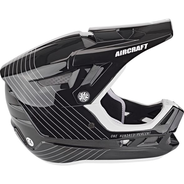 100% Kask rowerowy Aircraft Composite czarny r. XL