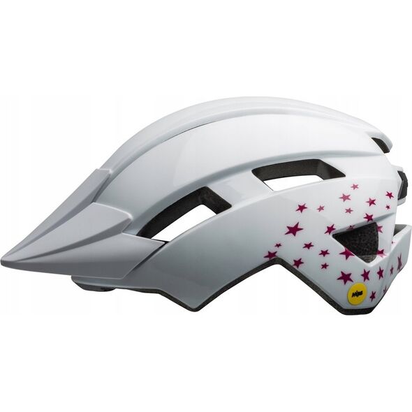 Bell Kask juniorski BELL SIDETRACK II INTEGRATED MIPS white stars roz. Uniwersalny (50–57 cm) (NEW)