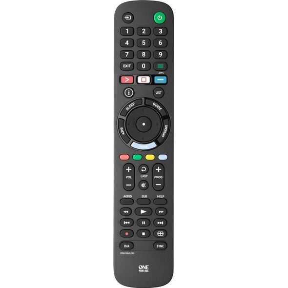 Pilot RTV One For All Pilot uniwersalny One For All URC4912 do telewizor&oacute|w Sony