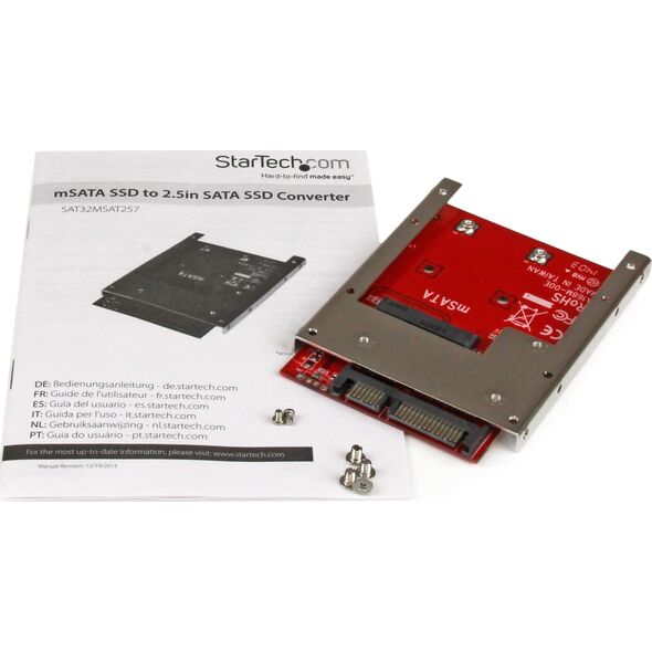 Kieszeń StarTech mSATA SSD - 2.5" SATA (SAT32MSAT257)