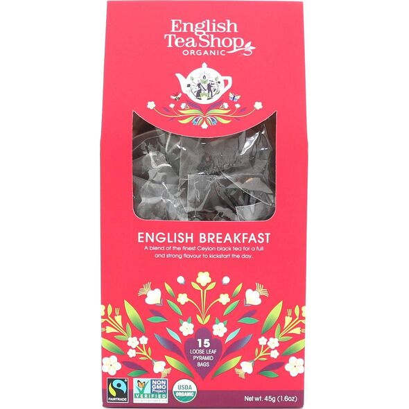 English Tea English Tea Shop, Herbata English Breakfast, 15 piramidek