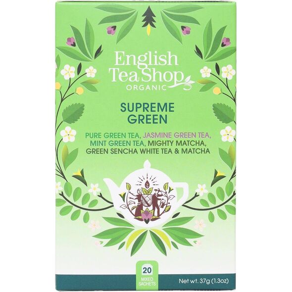 English Tea English Tea Shop, Herbata Mix Smaków, SUPREME GREEN, 37g