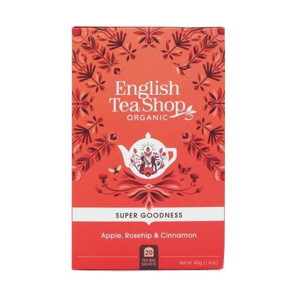 English Tea English Tea Shop, Herbata Apple, Rosehip & Cinnamon, 20 saszetek