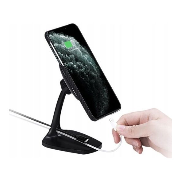Pitaka Pitaka MagEZ Mount Qi Desktop, gunmetal
