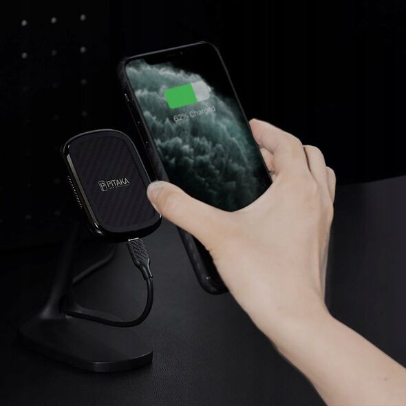 Pitaka Pitaka MagEZ Mount Qi Desktop, gunmetal