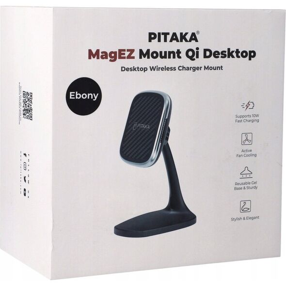 Pitaka Pitaka MagEZ Mount Qi Desktop, gunmetal