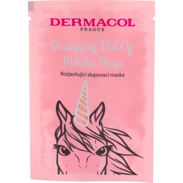 Dermacol Dermacol Beautifying Peel-off Metallic Mask Brightening Maseczka do twarzy 15ml