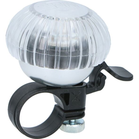 Dunlop Dzwonek rowerowy lampka na rower Dunlop 2w1 uni