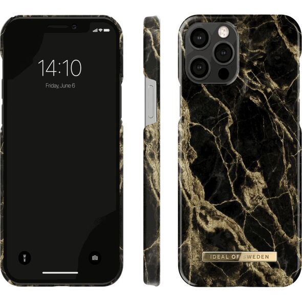 iDeal Of Sweden iDeal of Sweden Fashion - etui ochronne do iPhone 12/12 Pro (Golden Smoke Marble)