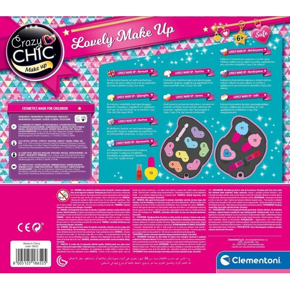 Clementoni Clementoni Crazy chic Kosmetyczka Syrenka. Lovely make up Mermaid 18652