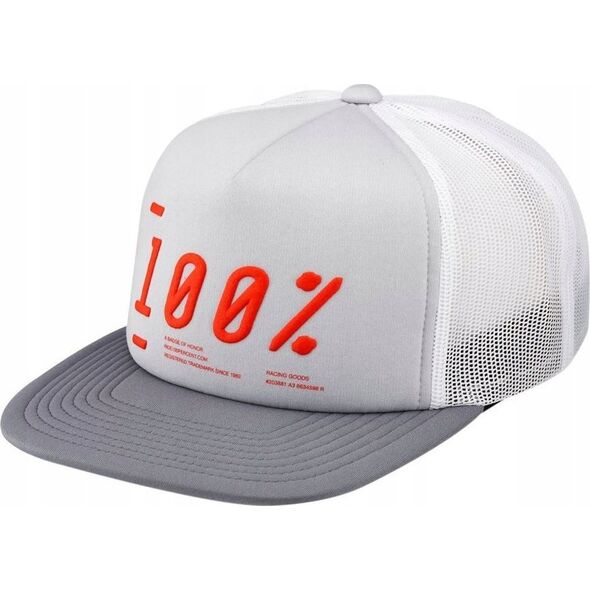 100% Czapka z daszkiem 100% TRANSFER trucker hat grey (NEW)