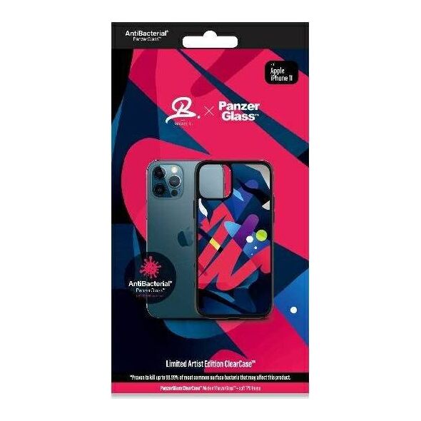 PanzerGlass PanzerGlass ClearCase iPhone 11 Mikael B Limited Artist Edition Antibacterial