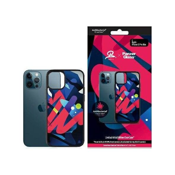 PanzerGlass PanzerGlass ClearCase iPhone 12 Pro Max 6,7" Mikael B Limited Artist Edition Antibacterial